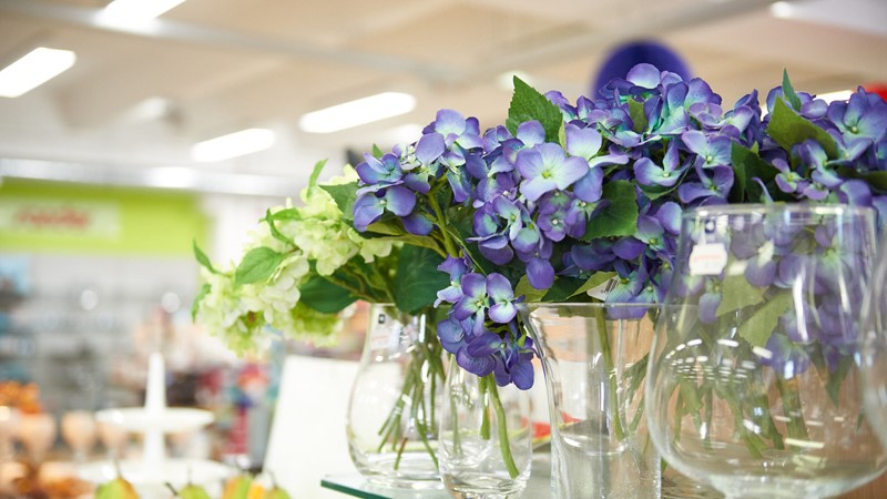 Convenda-Haushalt-glasvasen-blumen
